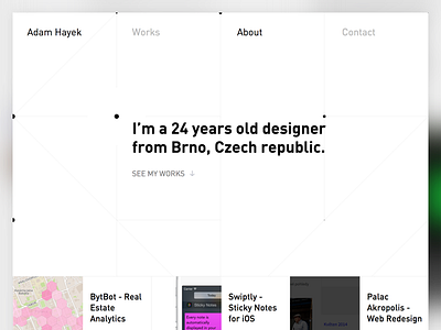 Portfolio - Final Iteration cv czech designer mobile portfolio resume web