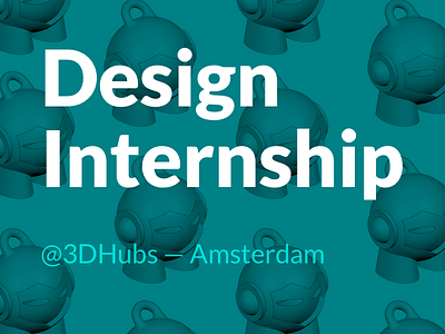 Visual Design Internship in Amsterdam