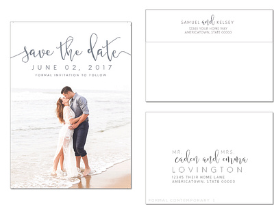 Save the Date Design design engagement savethedate wedding