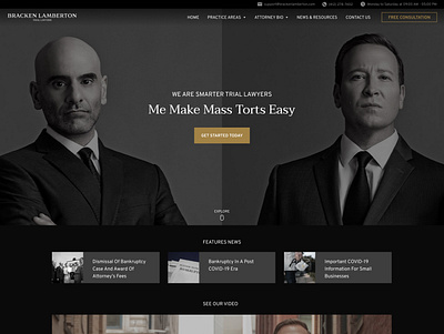 Lawyer & Attorney Landing Page Design attorney attorney web design landingpage law firm law firm web lawyer lawyer web profile ui ux web design website