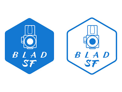 Blad SF Logo Comp camera hasselblad hexagon icon identity logo photography san francisco sf