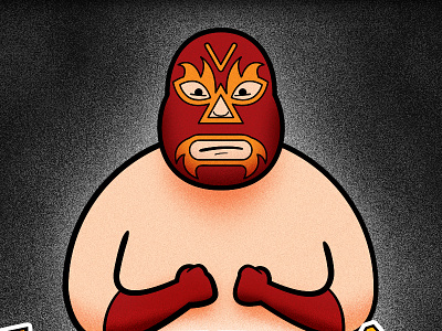 Lucha illustration lucha libre