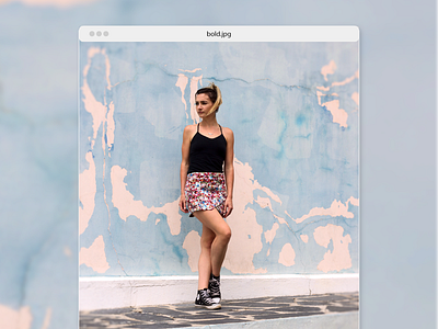 Simple UI fashion fashion app illustration minimal photoviewer simple design ui