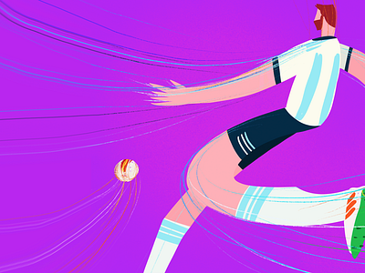 Game Changer argentina football illustration