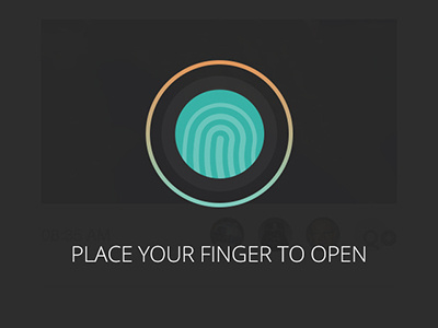 App lock screen app application finger lock lock screen open place place finger screen secret