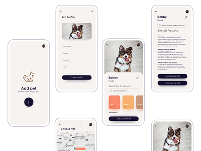 Pet Owners App - 2 design pet pet care petshop ui ui design xd xd design