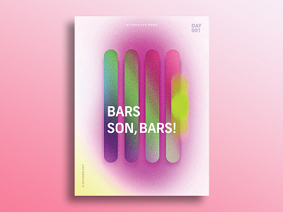 Bars Son! Bars! color design gradation gradients graphicdesign photoshop poster