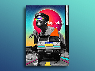 Maphodisa (Police) color design gradients graphicdesign photoshop poster