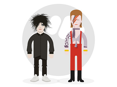 Bowie Smith charadesign davidbowie robertsmith illustration vector