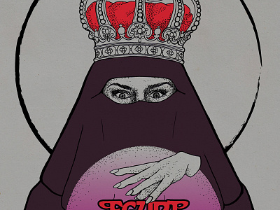 Egypt Show Poster band crow egypt gig poster illustration orb show