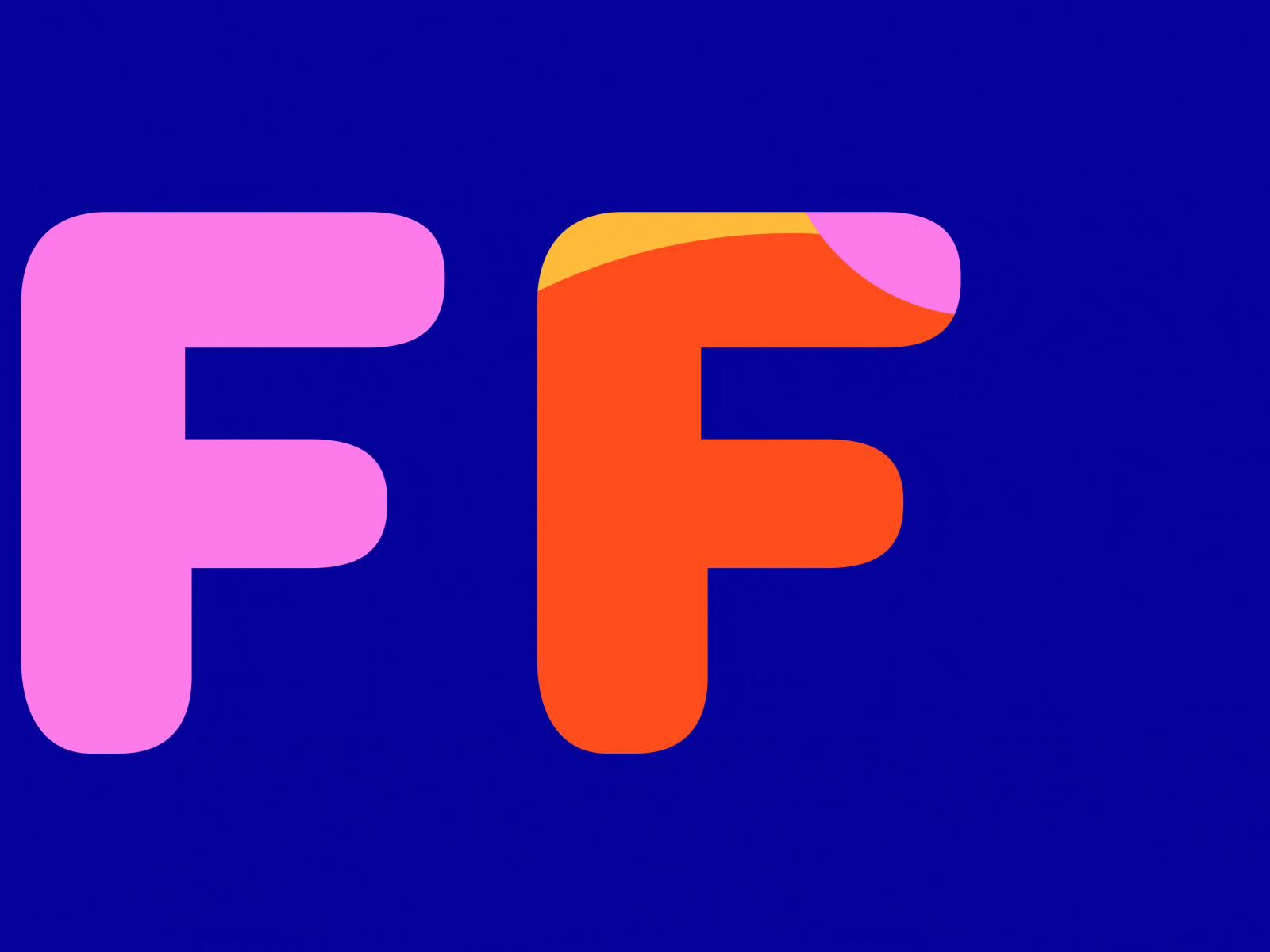 36 Days of Type - F by Nina Wasland on Dribbble