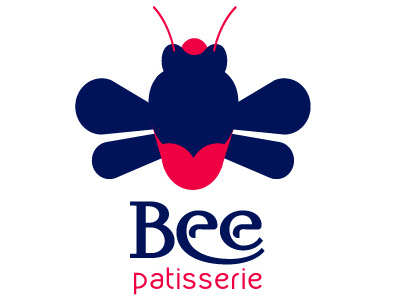 Bee bee font logo patisserie script serif