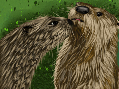 beavers beavers procreate art