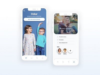 Eyewear App app clean minimal mobile profile ui ux