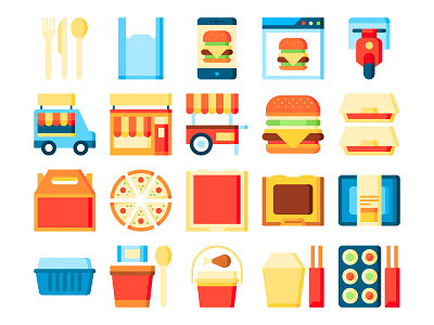 Takeaway icons