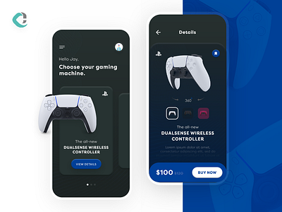 PlayStation Concept Mobile App UI android app app app design application blue concept design design figma game ios app mobile playstation playstation5 ps sony ui ui design uiux ux ux design