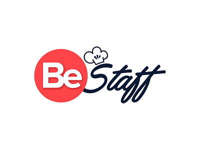 BeStaff Logo Design bestaff capermint creative design employees hire hiring logo red teamcapermint