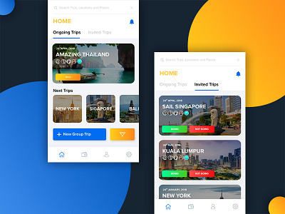 Travel App Concept