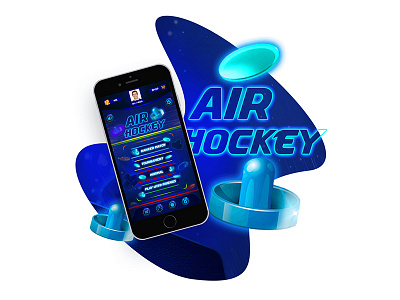 AirHocky Game Design Concept android capermint design development graphics ios motion ui ux