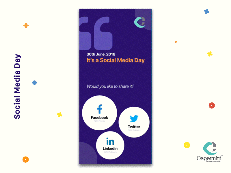 Social Media App Interaction creative design media seo social social media day wide world