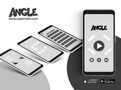 Angle android angle app capermint game ios mobile game ui ux