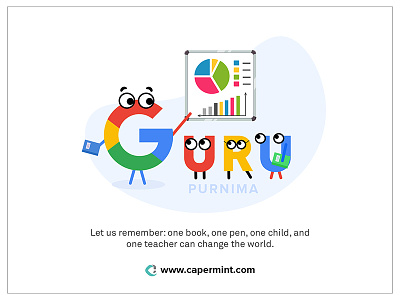 Guru Purnima Doodle creativity design doodle google google doodle ui ux
