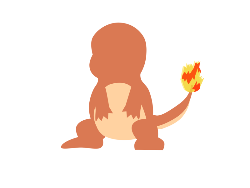 Charmander vectornator illustration starter pokemon charmander pokémon