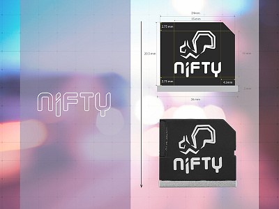 Nifty MiniDrive branding logo typography