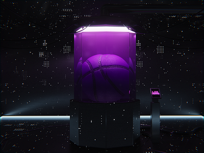 The Mainframe 3d debut render rendered scifi