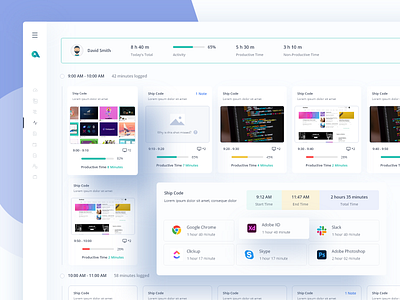 Screenshot Monitoring ⚡️ activity analysis application chart dashboard data design interface product design profile report saas screenshot time tracking app tracking ui user inteface ux web web design