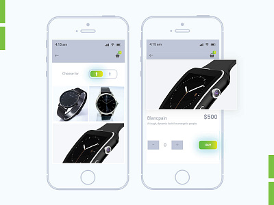 Watch App app design ecommerce ecommerce app interface ios iphone ui watch