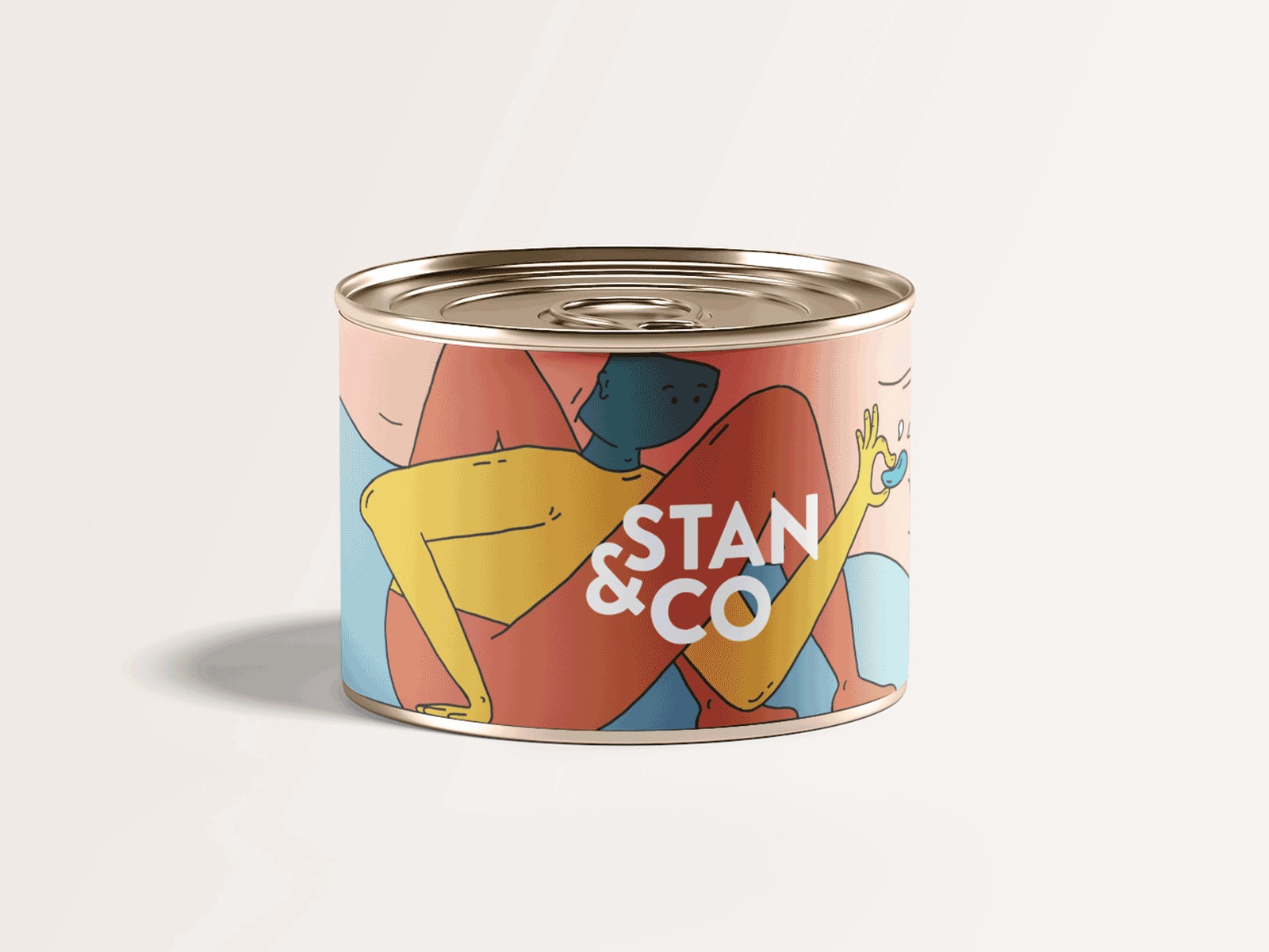 Nuts tin can packaging