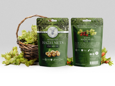 AZNAT Hazelnuts hazelnuts organic premium roasted snack