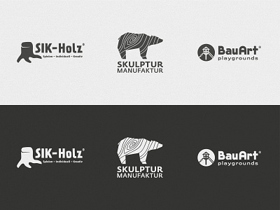 Brandings branding corporate branding design illustrator logo playground typography vector wood
