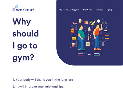 Workout Landing Page