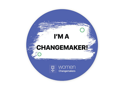 Women Changemakers badge design badges brand design branding design icon minimal women women empowerment women in illustration womens day