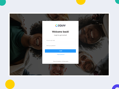 Login Page Concept