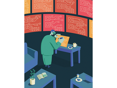 Extending Reach with Augmented Reality augmented reality edit editorial illustration