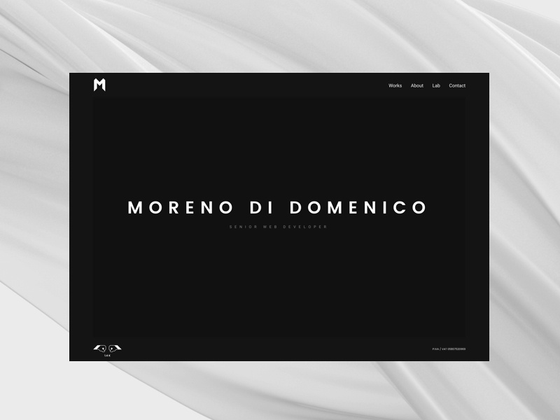 Personal Site Redesign personal developer website portfolio design