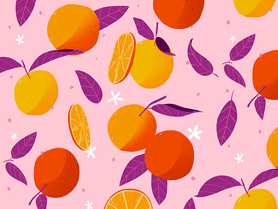 Morning juice color fruits illustration orange pattern sketch summer