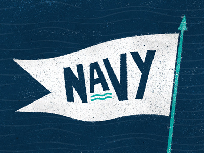 Naval Flag - Final flag illustration type water