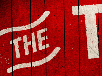 -The- barn lettering typography