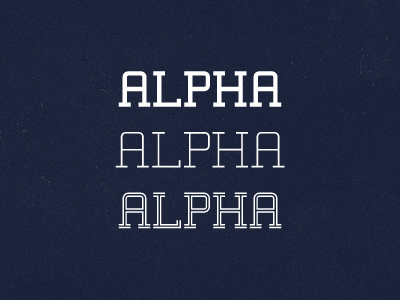 Alpha Typeface v1 font typeface typography
