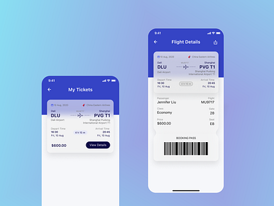 Train Ticket Booking App-2 by 秋Chyu on Dribbble