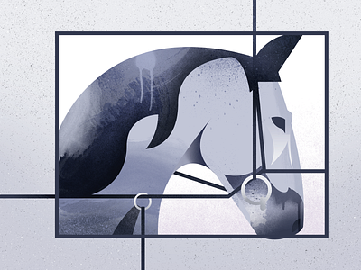 Bue Horse design digital digitalart drawing illustration illustration art illustrator vector vectors
