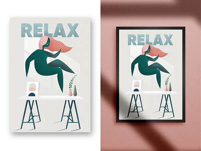 RELAX - poster I illustration illustration art illustrations illustrator poster poster art vectorart vectors
