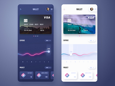 Wallet UI app design sketch ui ux visa wallet
