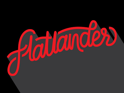 Flatlander Lettering