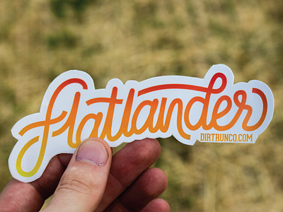 Flatlander Sticker