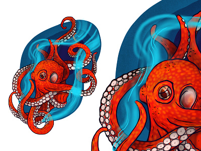 Octopus animal digital illustration digitalart drawing illustration illustration art octopus